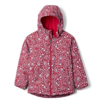 Dívčí Bundy Columbia Flower Flakes Jacket Vínové DIJTMU937